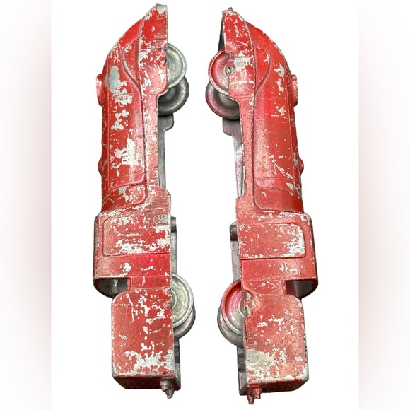 Vintage Crescent Red Train? Lot of 2 Made In England - Picture 6 of 10